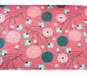 Jersey By Lots - Blumen aprikot